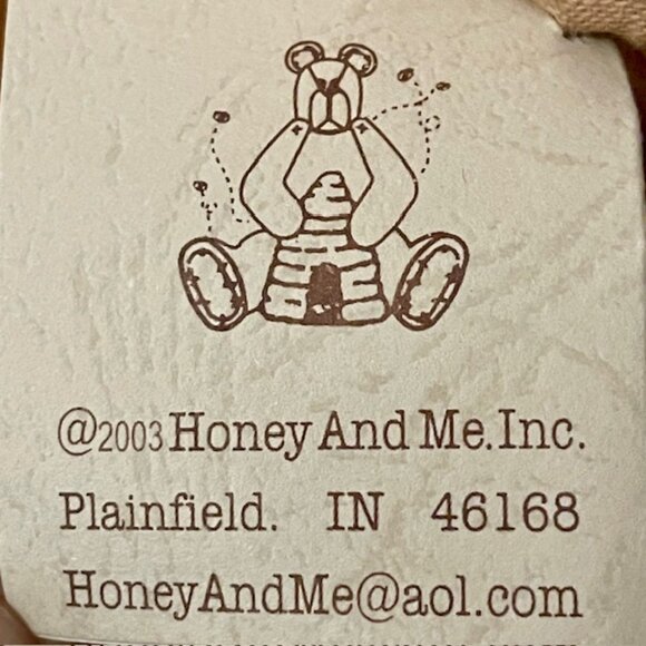 NOS Vtg 2003 Honey and Me Lisa Liffick Primitive Snowman Head Christmas Decor - Picture 8 of 8